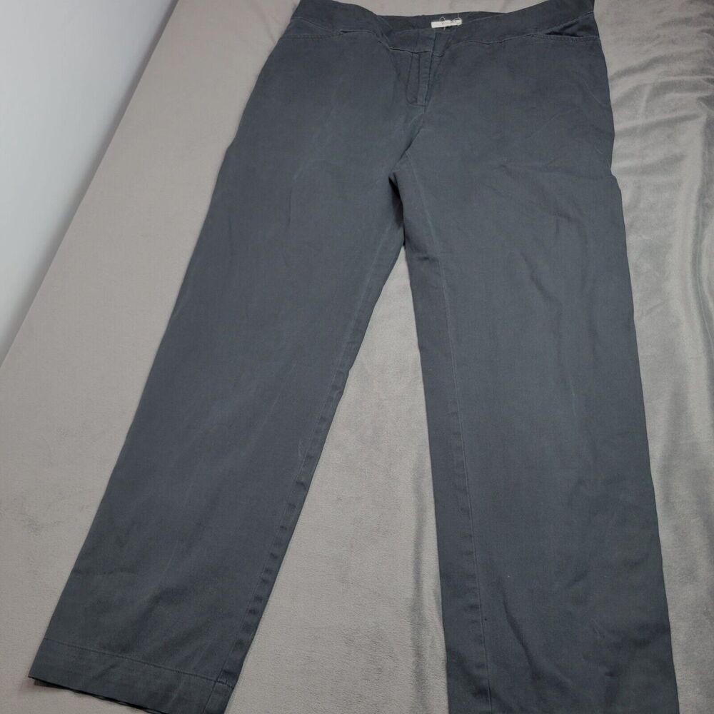 Eileen Fisher Womens Dark‎ Grey Pants Size Large Capsule Wardrobe